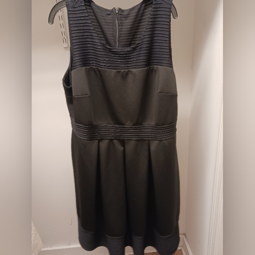 Black Knee Length A Line Lane Bryant Dress